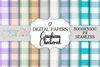 Seamless Gingham Pattern Digital Paper