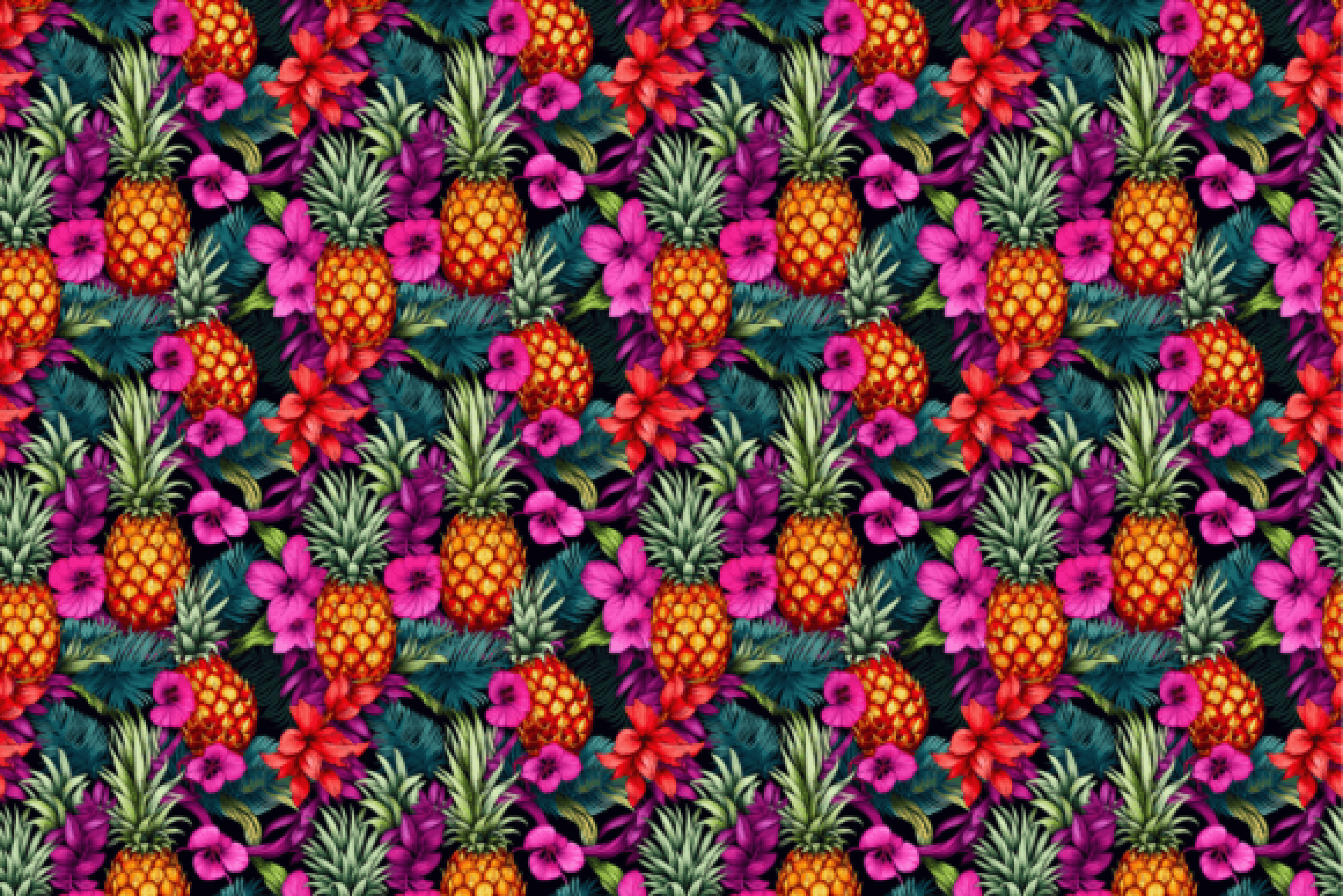Pineapple Summer Patterns Collection
