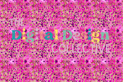 Seamless Pink Glitter Animal Print Digital Paper - CraftNest - Digital Crafting and Art