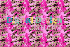 Seamless Pink Glitter Animal Print Digital Paper - CraftNest - Digital Crafting and Art