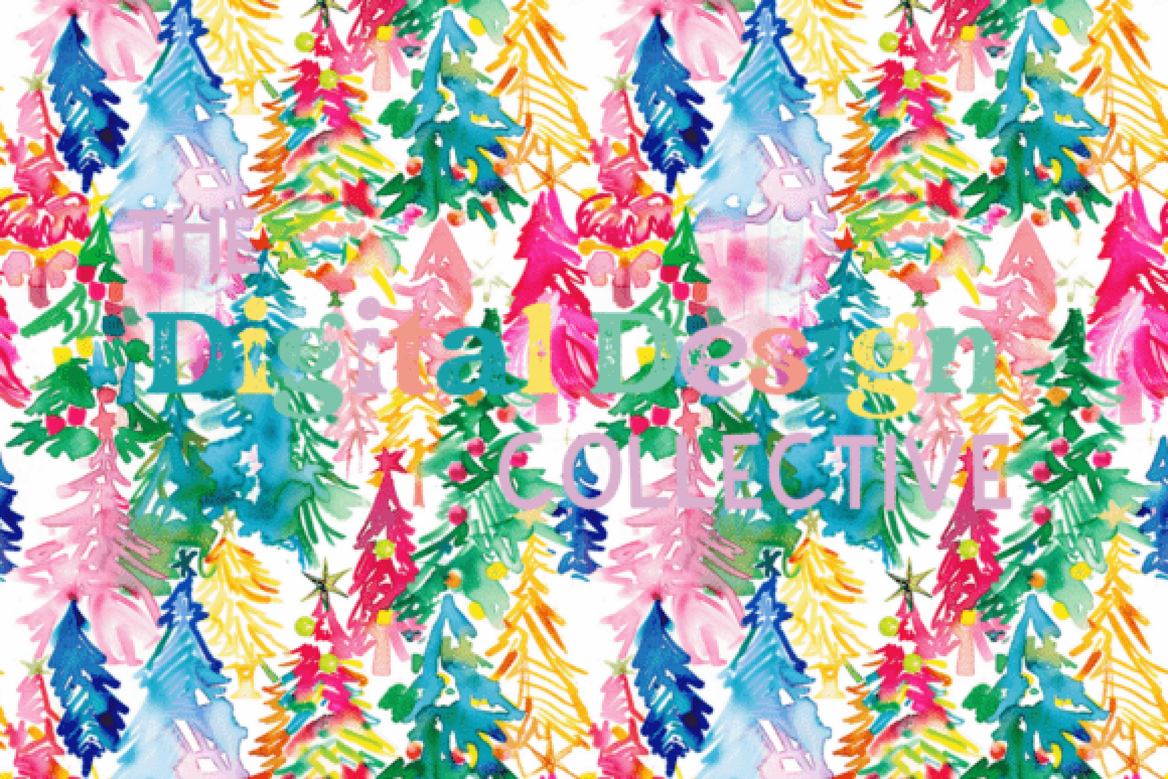 Seamless Preppy Christmas Print Design Digital Paper