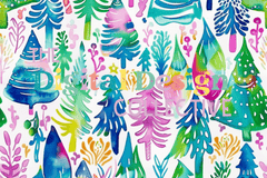 Preppy Lilly Inspired Christmas Seamless Digital Paper - CraftNest - Digital Crafting and Art