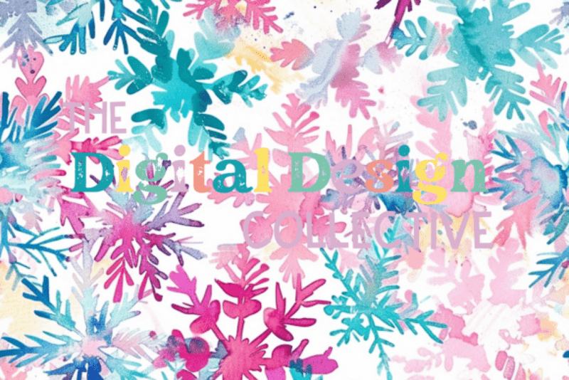Preppy Lilly Inspired Christmas Seamless Digital Paper - CraftNest - Digital Crafting and Art