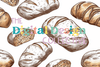 Seamless Sourdough Bread Digital Paper Design
