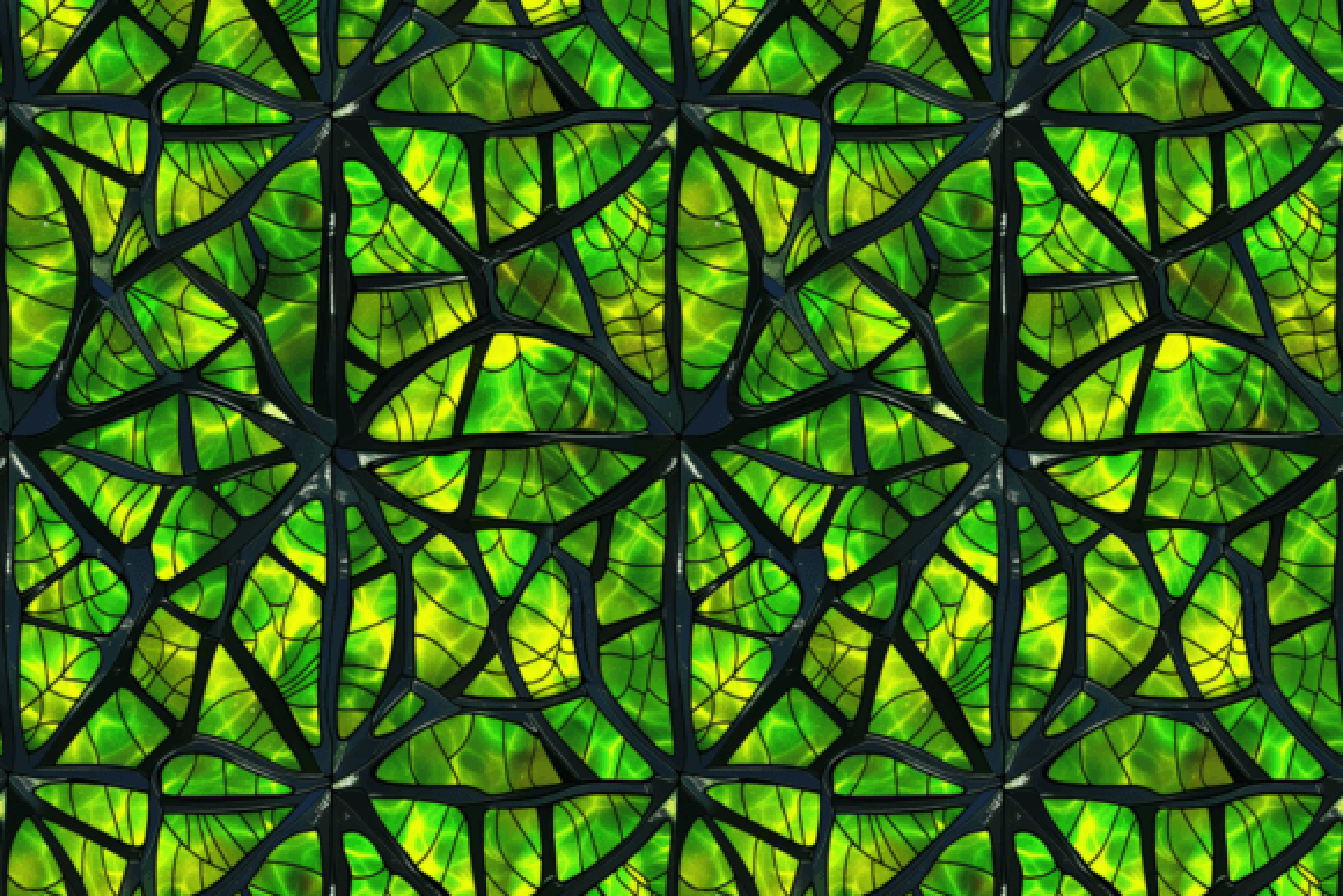 Seamless Stained Glass Halloween Digital Paper