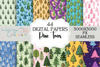 Seamless Trees Digital Paper Pack Bundle