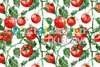 Seamless Garden Vegetable Digital Paper