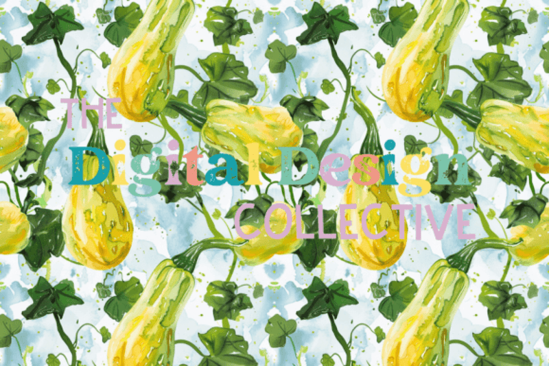 Seamless Garden Vegetable Digital Paper - CraftNest - Digital Crafting and Art