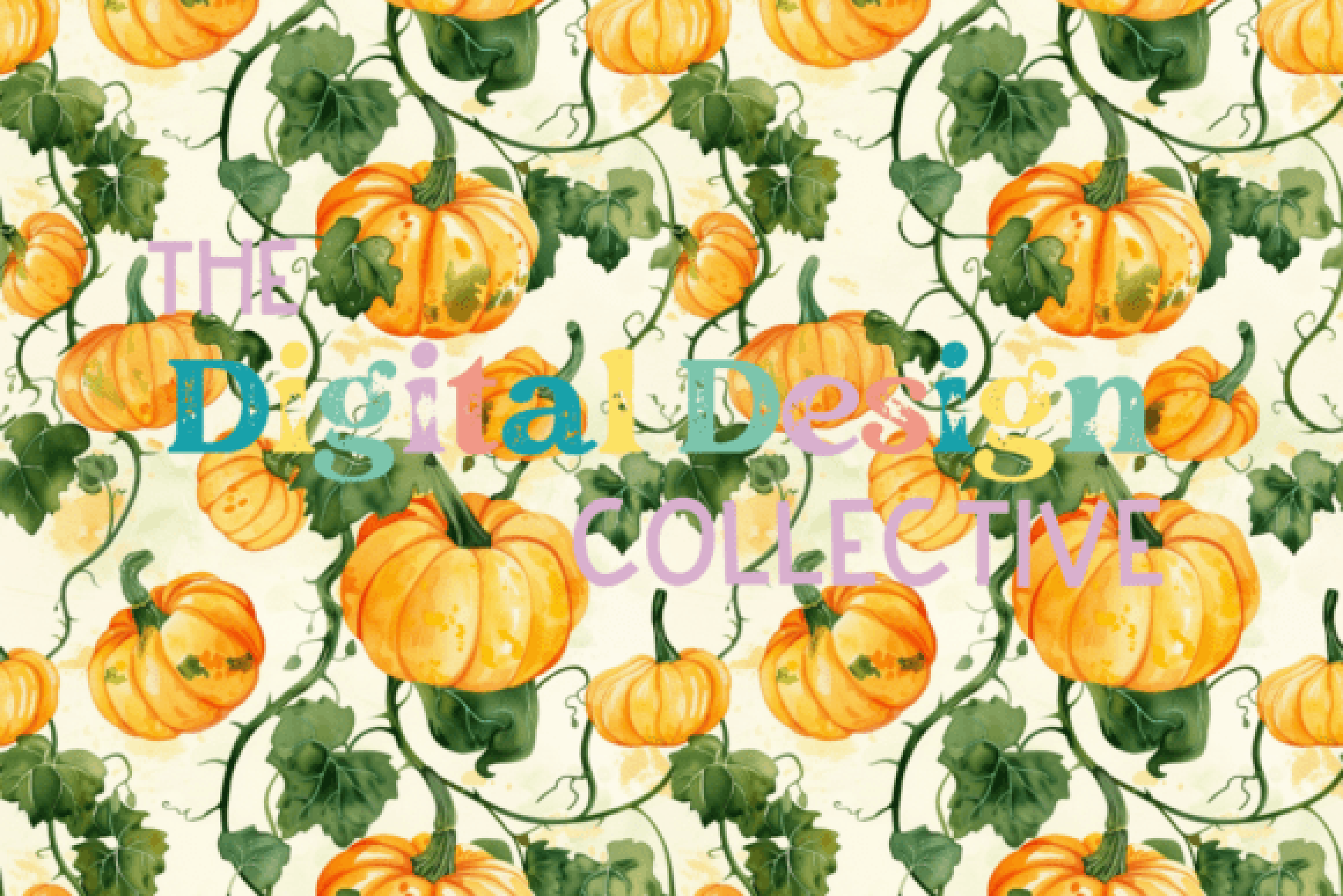 Seamless Garden Vegetable Digital Paper