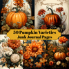 Pumpkin Varieties Junk Journal Pages