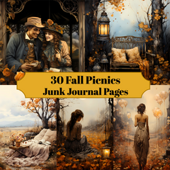 Fall Picnics Junk Journal Pages - CraftNest