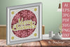 Shadow Box Merry Christmas Layered Papercut SVG Bundle