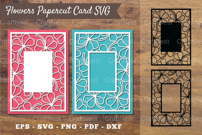 Shamrock Irish Flower Papercut Card Clipart Bundle - CraftNest - Digital Crafting and Art