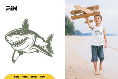 Shark Illustration Clipart Bundle - CraftNest - Digital Crafting and Art