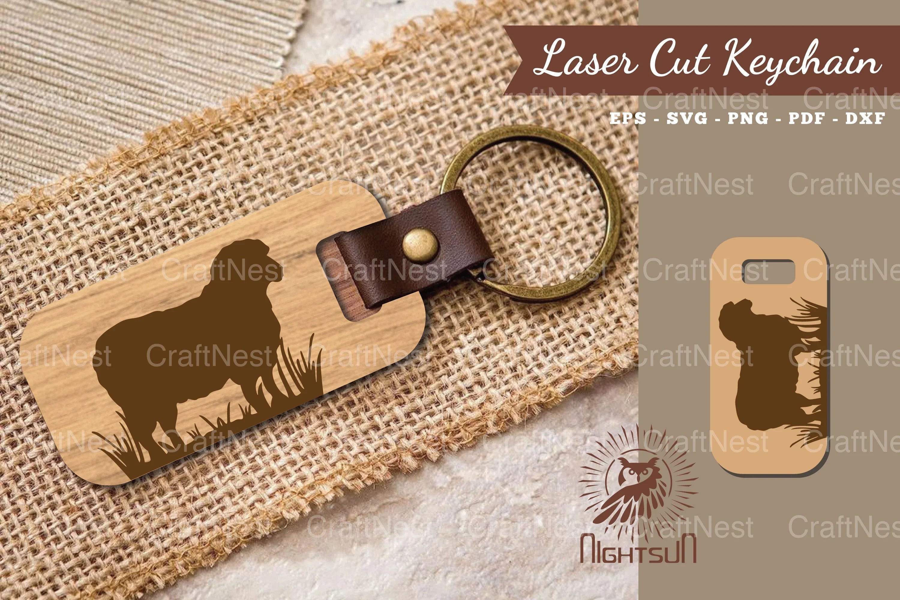 Sheep Laser Cut Keychain Clipart Bundle - CraftNest - Digital Crafting and Art