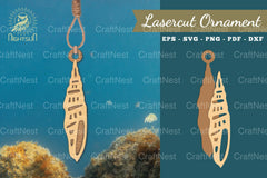 Shell Laser Cut Ornament SVG Bundle - CraftNest - Digital Crafting and Art