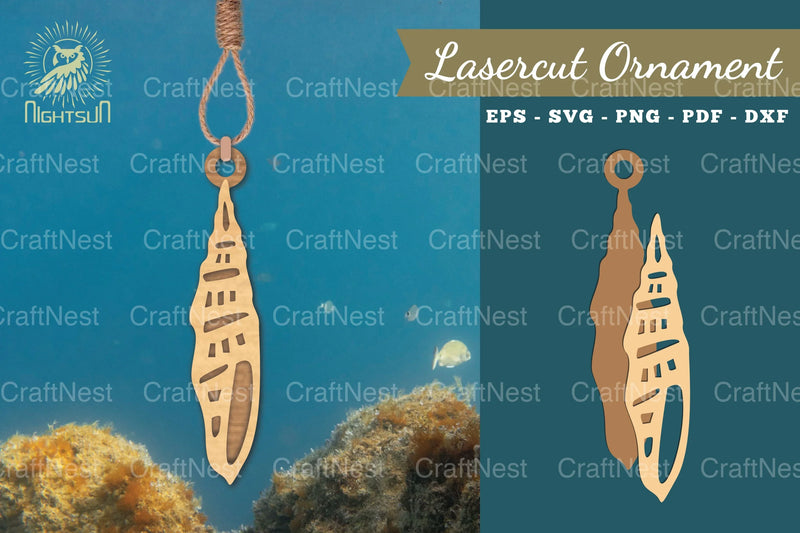 Shell Laser Cut Ornament SVG Bundle - CraftNest - Digital Crafting and Art