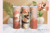 Shiba Inu Pink Skinny Tumbler Wrap Bundle