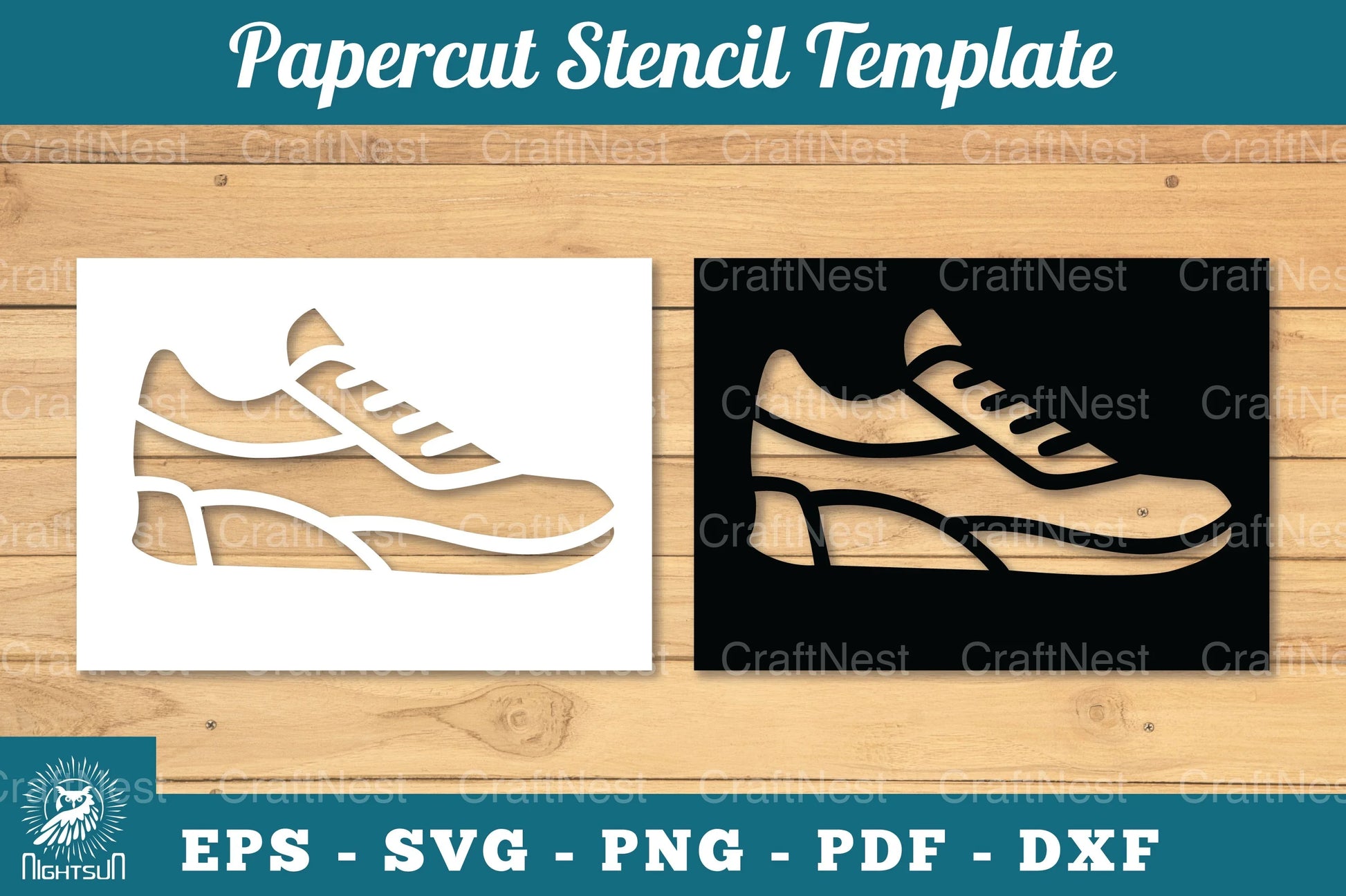 Shoes Papercut Stencil SVG Bundle - CraftNest - Digital Crafting and Art