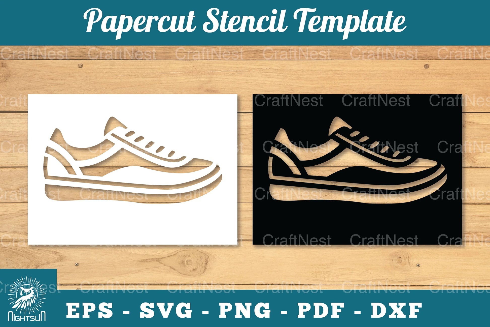 Shoes Papercut Stencil SVG Bundle - CraftNest - Digital Crafting and Art