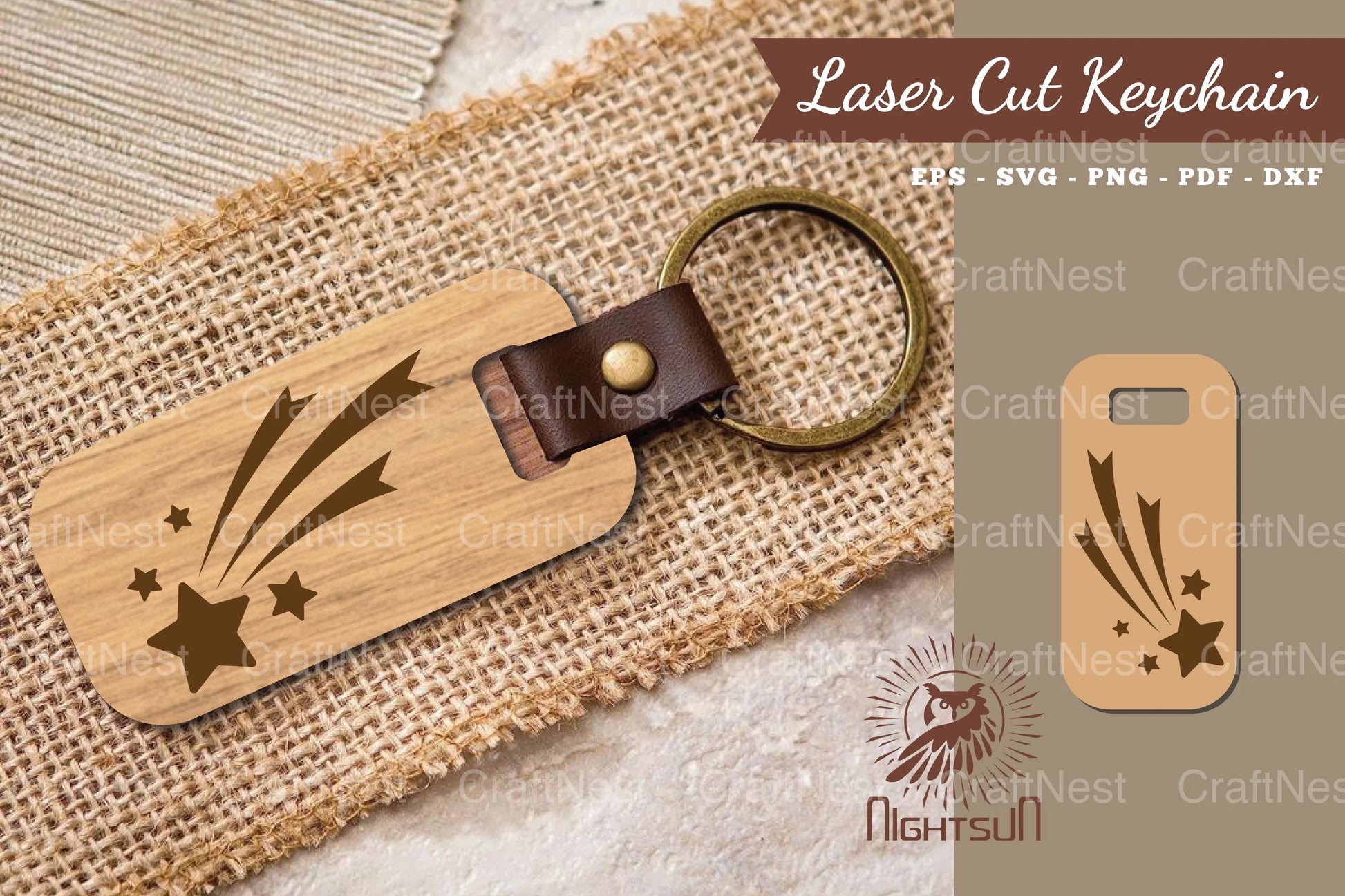 Shooting Stars Laser Cut Keychain Clipart Bundle - CraftNest - Digital Crafting and Art