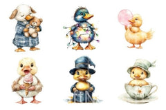 Silly Duck Clipart Bundle - CraftNest - Digital Crafting and Art