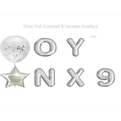 Silver Foil Alphabet Overlays Clipart - CraftNest - Digital Crafting and Art