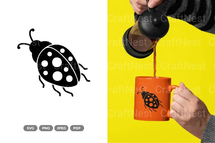 Simple Ladybug Spring SVG Bundle - CraftNest - Digital Crafting and Art