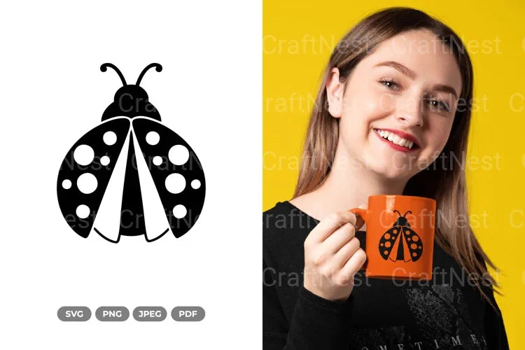 Simple Ladybug Spring SVG Bundle - CraftNest - Digital Crafting and Art
