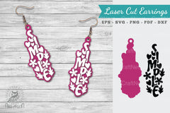 Simple Lasercut Earrings SVG Design Bundle - CraftNest - Digital Crafting and Art
