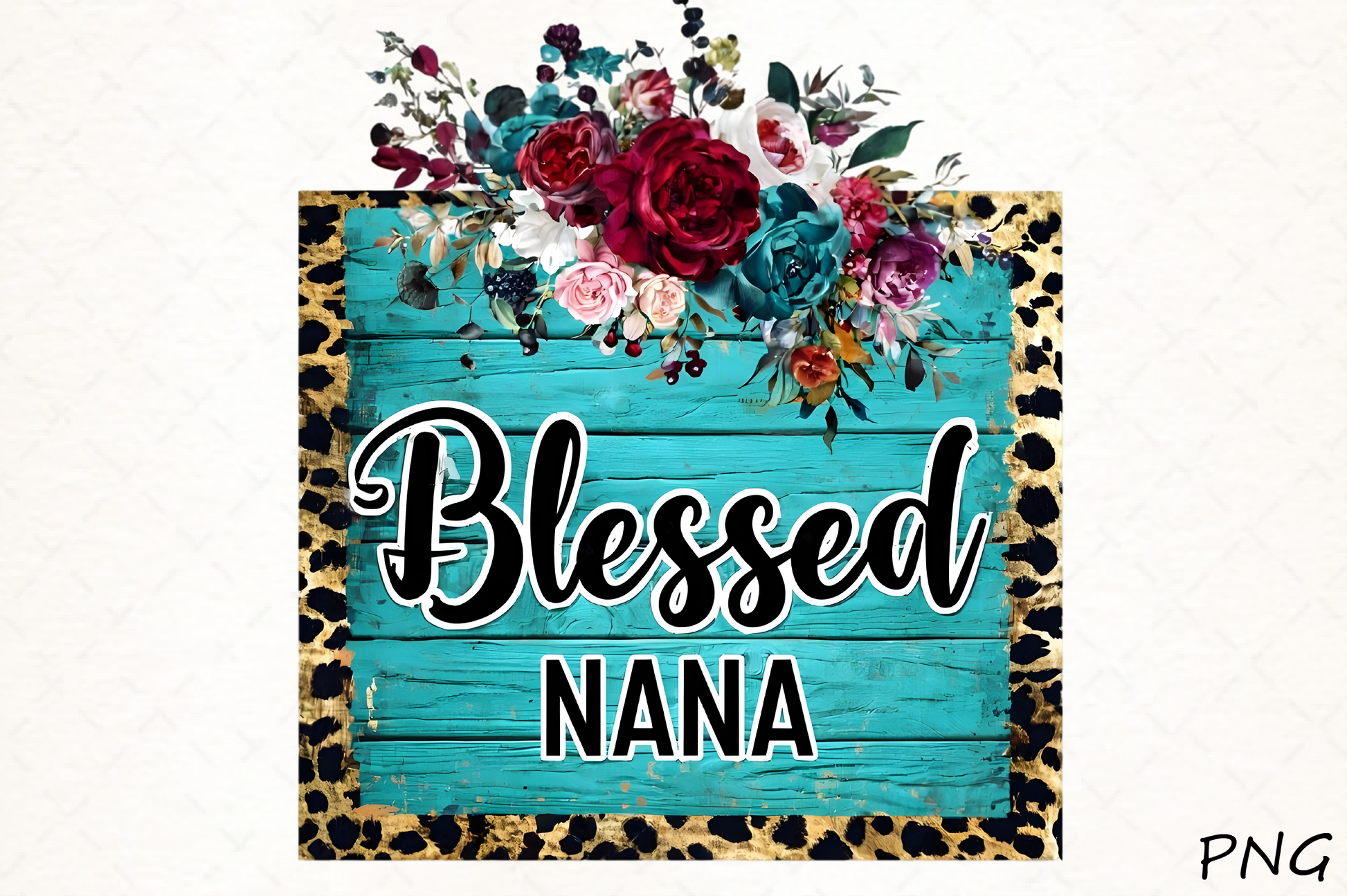 Blessed Nana Leopard Clipart Bundle - CraftNest - Digital Crafting and Art