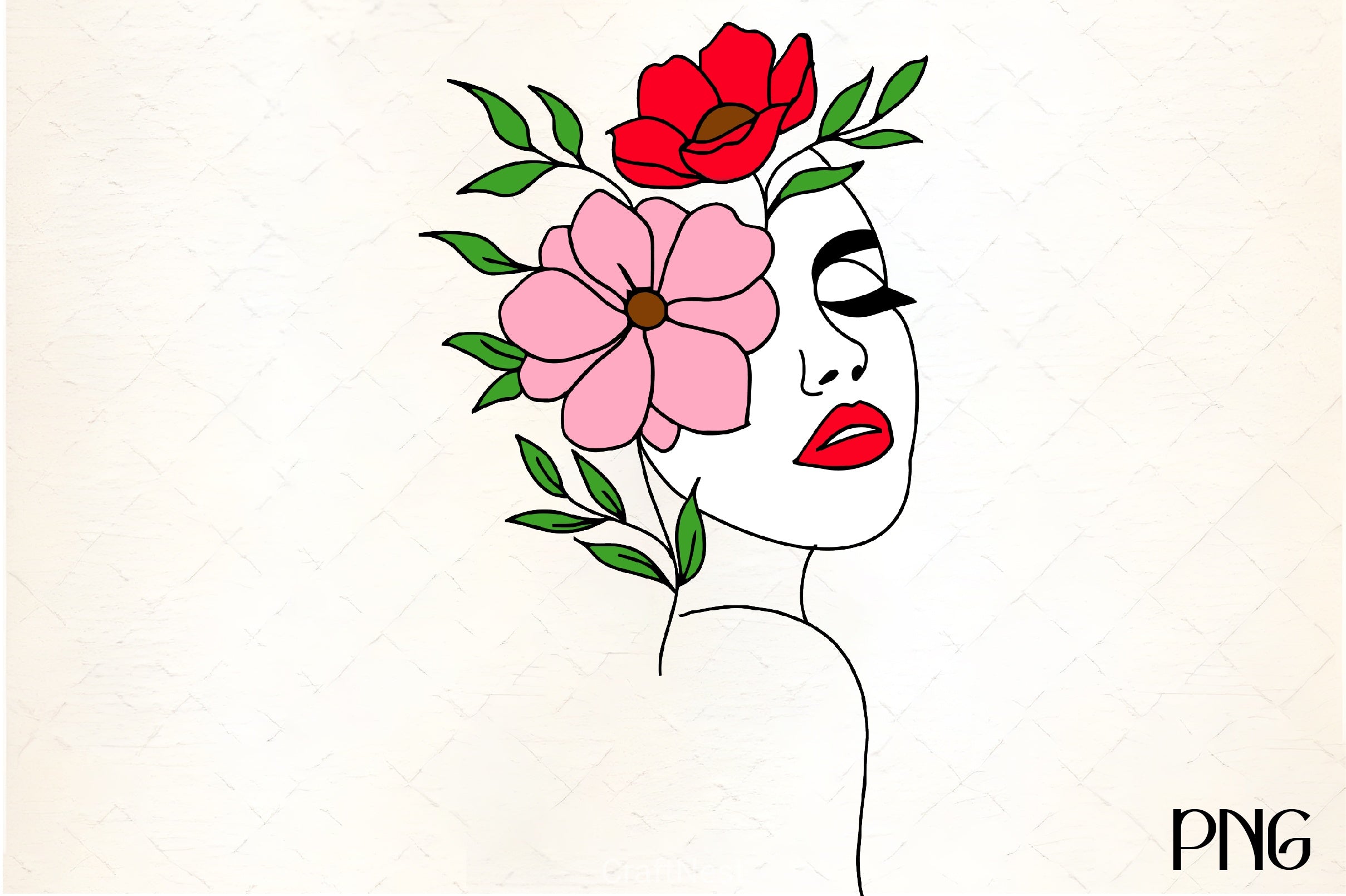 Floral Woman Clipart Bundle 2 - CraftNest - Digital Crafting and Art