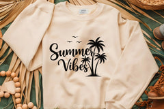 Summer Vibes Men's T Shirt Clipart Bundle - CraftNest - Digital Crafting and Art