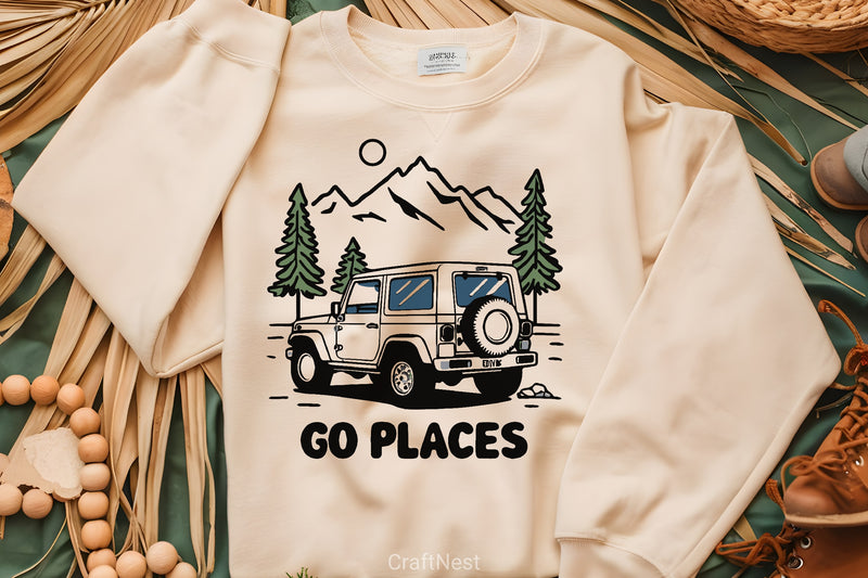 Retro Off Road Vehicle Clipart Bundle - CraftNest - Digital Crafting and Art