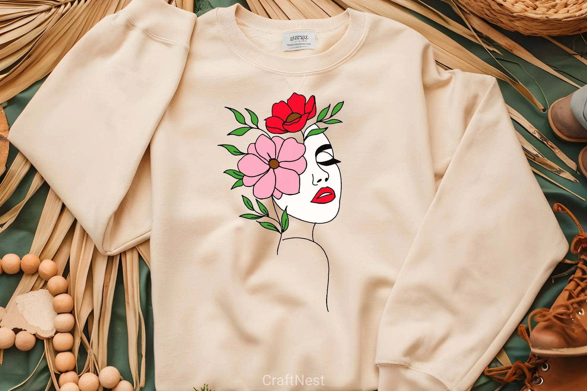 Floral Woman Clipart Bundle 2 - CraftNest - Digital Crafting and Art