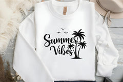 Summer Vibes Men's T Shirt Clipart Bundle - CraftNest - Digital Crafting and Art