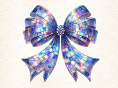 Coquette Christmas Bow Lights Bow Clipart Bundle 5 - CraftNest - Digital Crafting and Art