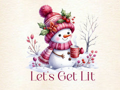 Lets Get Lit Merry Christmas Clipart Bundle 2 - CraftNest - Digital Crafting and Art
