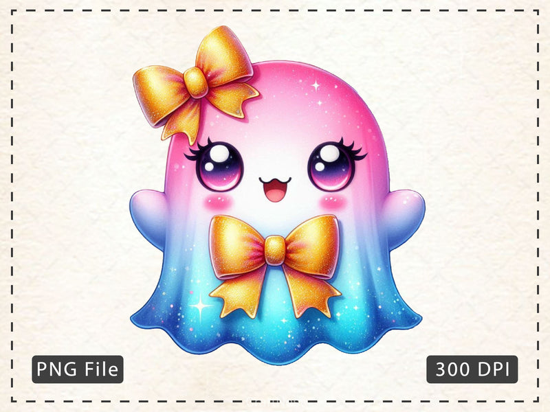 Cute Ghost Clipart Bundle 3 - CraftNest - Digital Crafting and Art