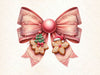 Coquette Christmas Bow Clipart Bundle 5