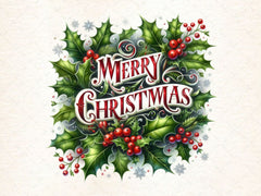 Merry Christmas Clipart Bundle 4 - CraftNest - Digital Crafting and Art