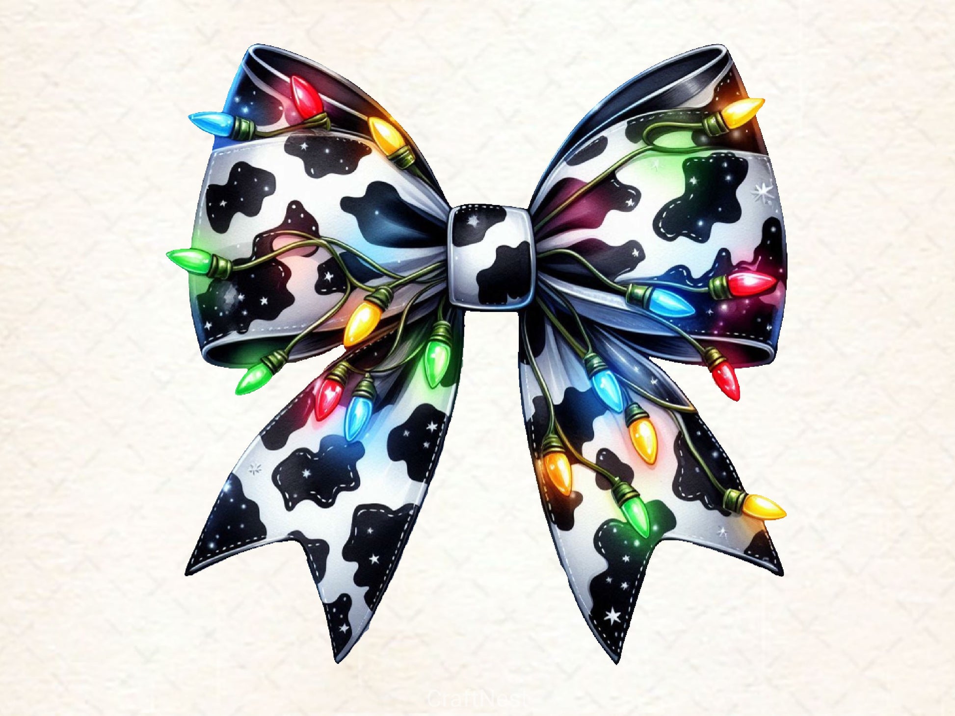 Coquette Christmas Bow Lights Bow Clipart Bundle - CraftNest - Digital Crafting and Art