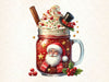Christmas Popcorn Coffee Clipart Bundle 3