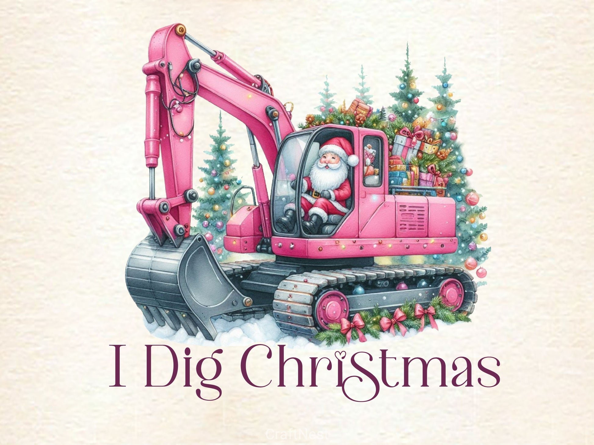 I Dig Christmas Merry Christmas Clipart Bundle 3 - CraftNest - Digital Crafting and Art