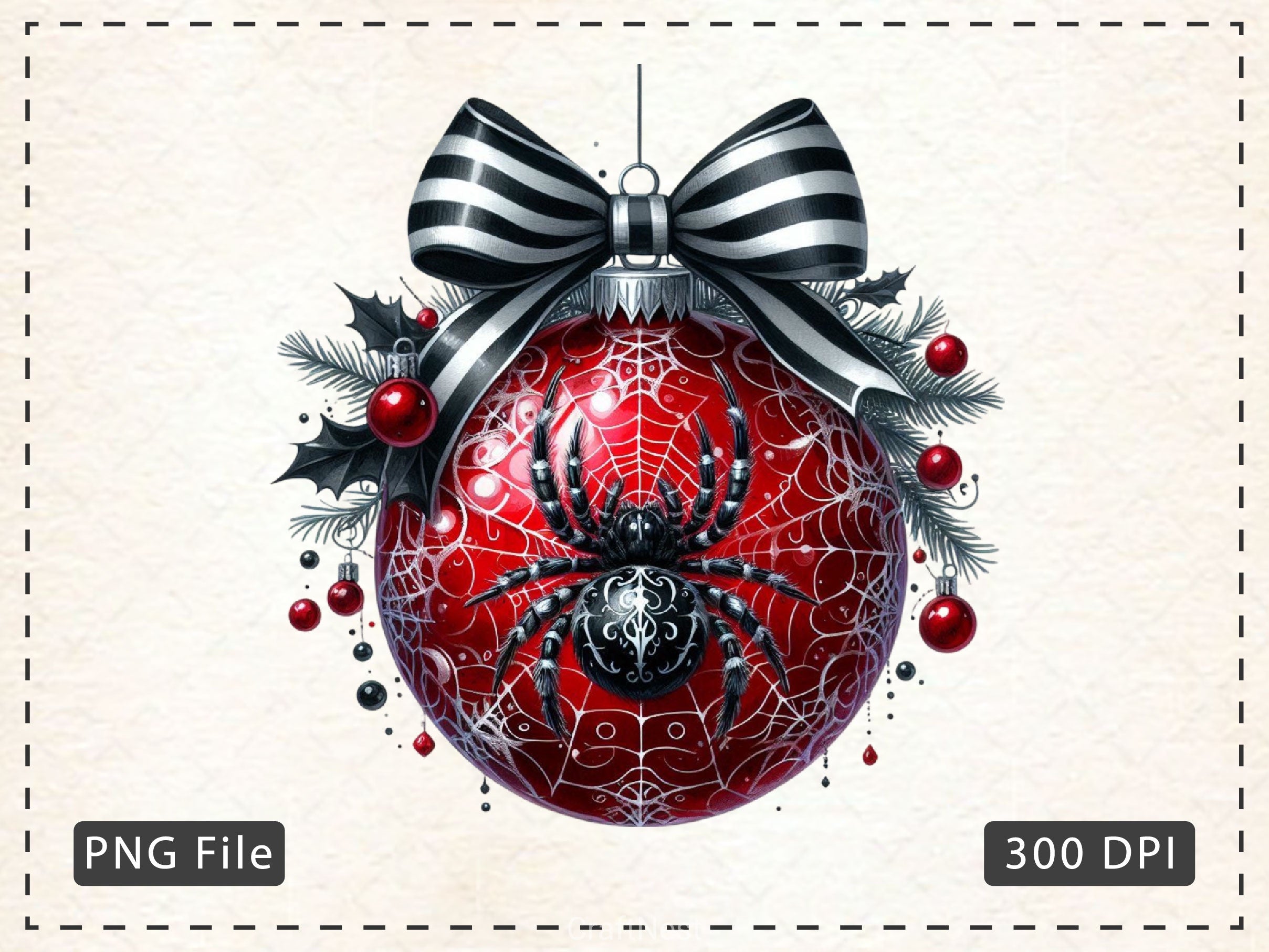 Gothic Baubles Halloween Clipart Bundle 1 - CraftNest - Digital Crafting and Art