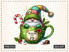 Christmas Hot Cocoa Gnomes Clipart Bundle 4