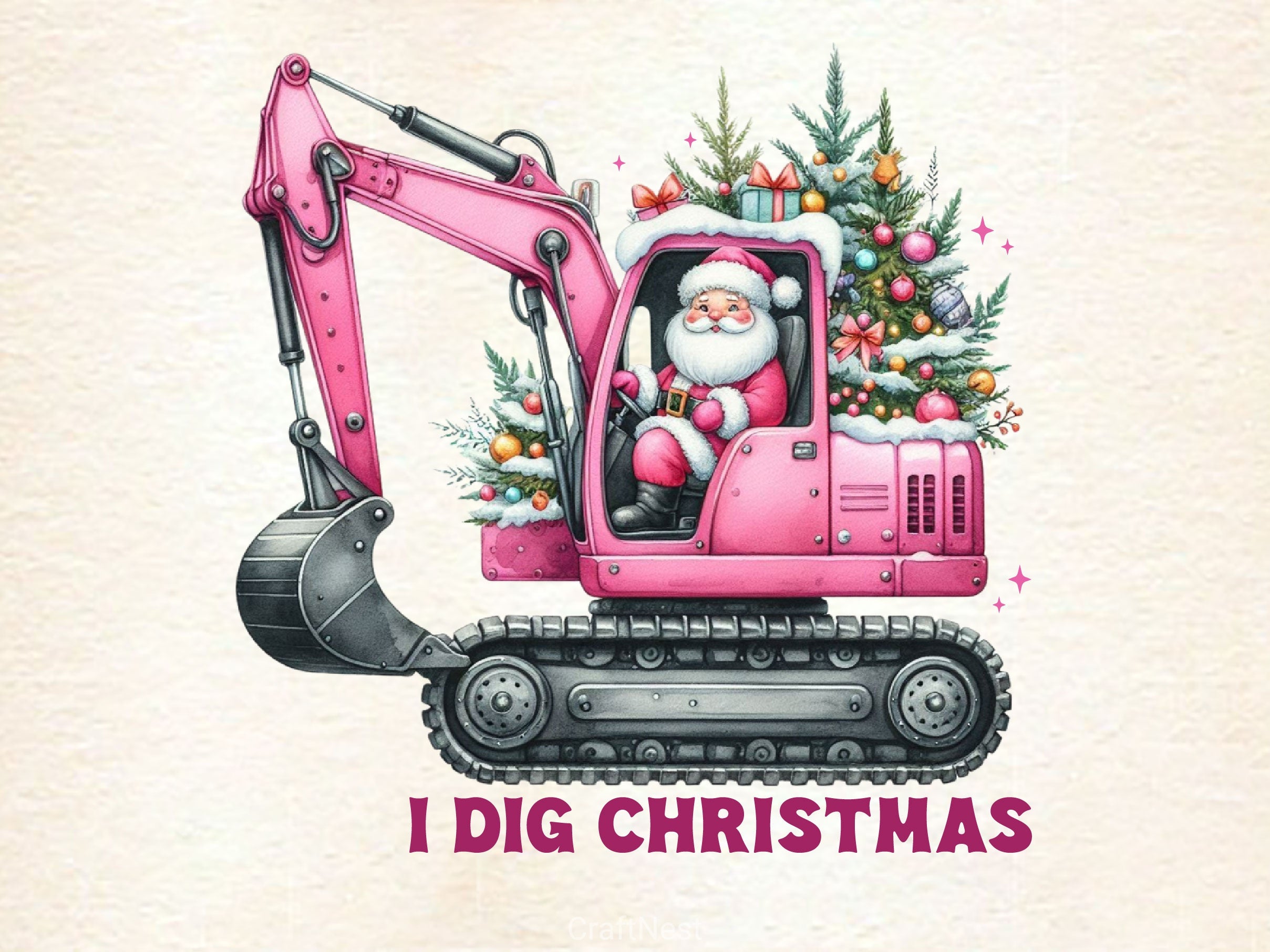 I Dig Christmas Merry Christmas Clipart Bundle 2 - CraftNest - Digital Crafting and Art