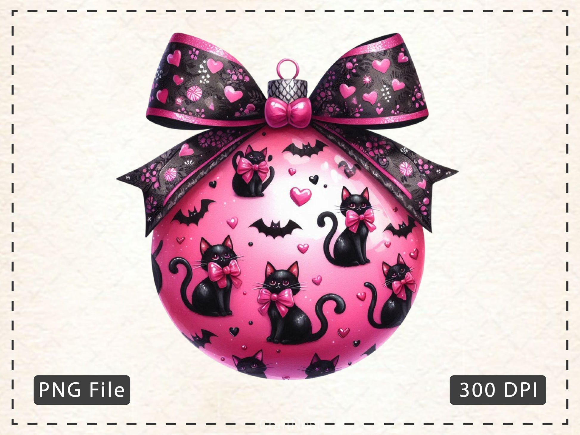 Gothic Baubles Halloween Clipart Bundle - CraftNest - Digital Crafting and Art