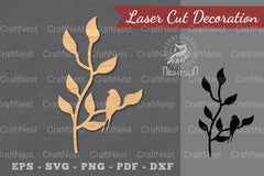 Single Bird Laser Cut Decoration Clipart Bundle - CraftNest - Digital Crafting and Art