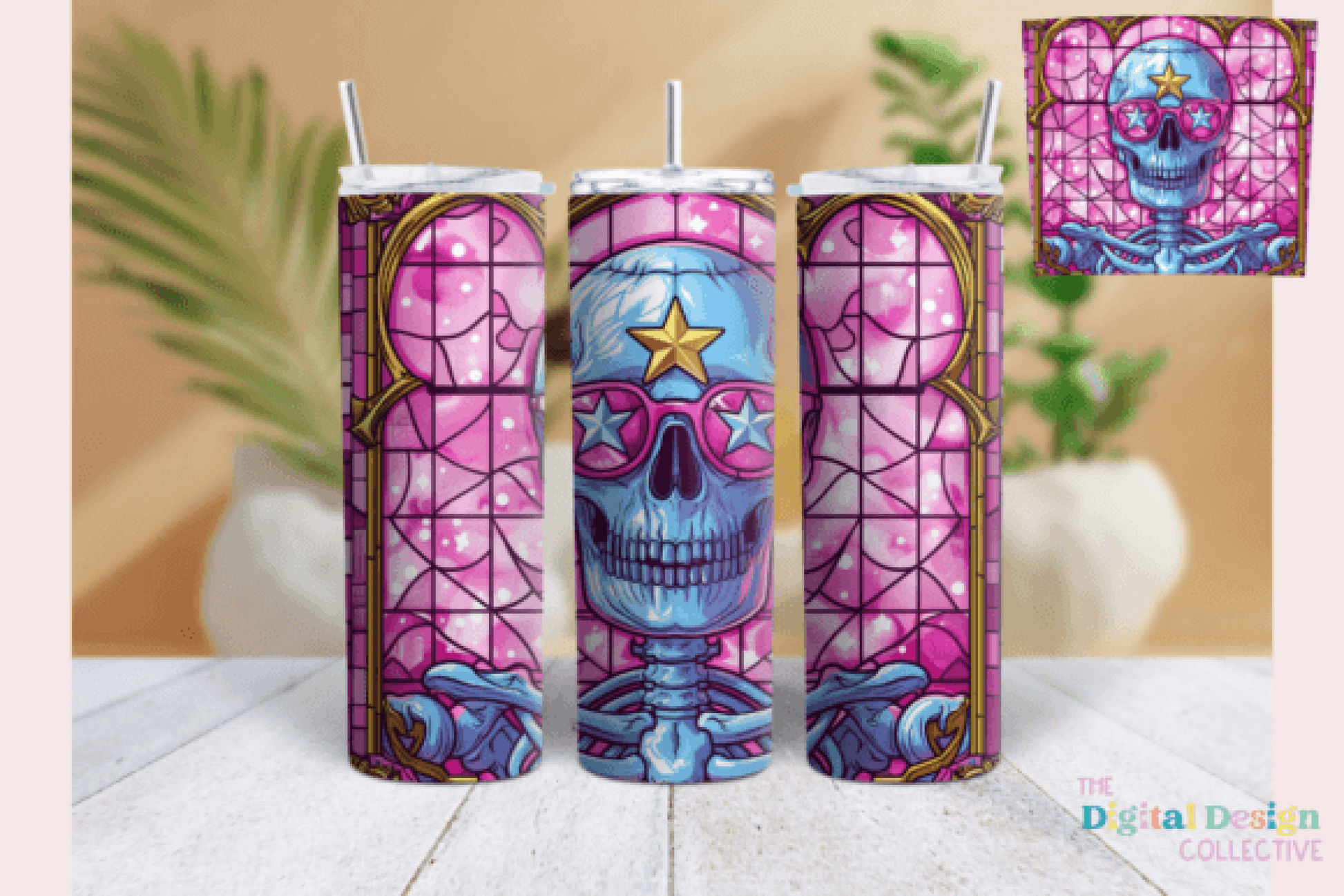 Trendy Skeleton Tumbler Wrap Bundle - CraftNest - Digital Crafting and Art